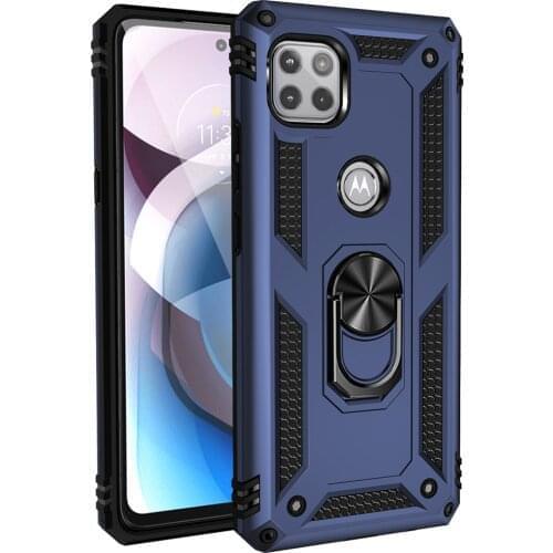 Rugged Armor TPU Bumper Ring Stand Fundas Cover for Motorola Moto One5G One 5G Ace One5GAce 6.7 Case Shockproof Shell Housing