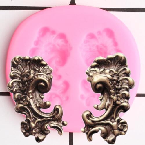 Scroll Relief Cake Border Silicone Mold Fondant Molds DIY Party Cake Decorating Tools Cupcake Baking Chocolate Candy Clay Moulds