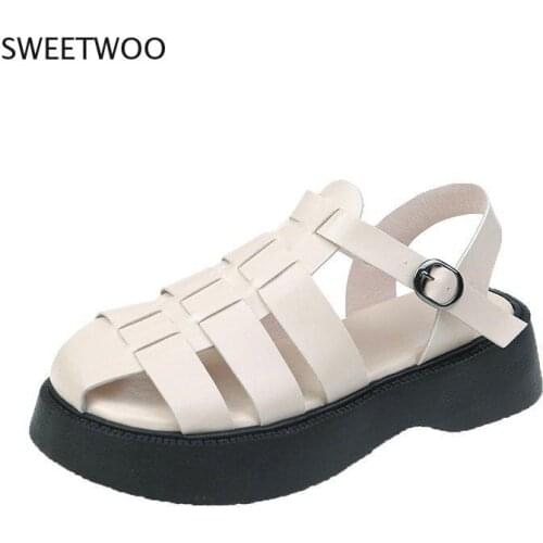 Women Summer Sandals Rome Style New Design Womens Sandal France Style Concise All-Match Gladiator Ladies Flats Shoes