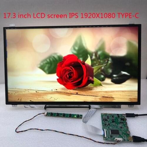 17.3” IPS LCD screen 17.3-inch 1920 x1080 display uses HDMI TYPE-C drive panel LCD controller EDP30 pin