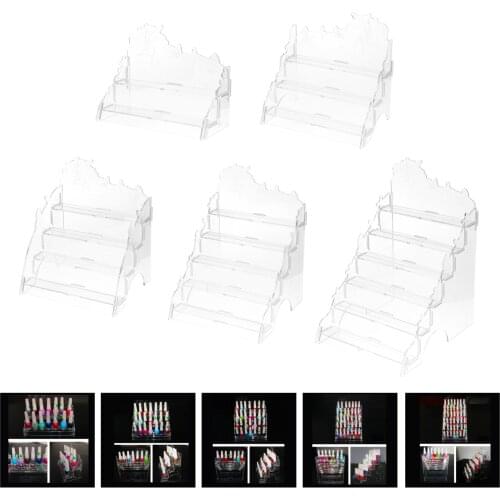 2/3/4/5/6/7 layers Nail Polish Display Rack Essential Oil Stand Sunglasses Storage Organizer Nail Polish Organizer Shelf