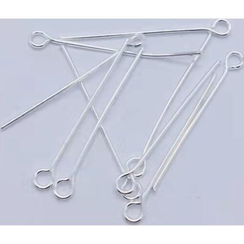 3000pcs 16 20 25 30 35 40mm Eye Head Pins Flat Head Pins Eye Pins For Diy Jewelry Making Jewelry Accessories Supplies Wholesales