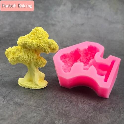 3D Big Tree Silicone Mold Chocolate Confeitaria Mould Baking Gadget Festival Fondant Cake Pastry Decorating DIY Tools