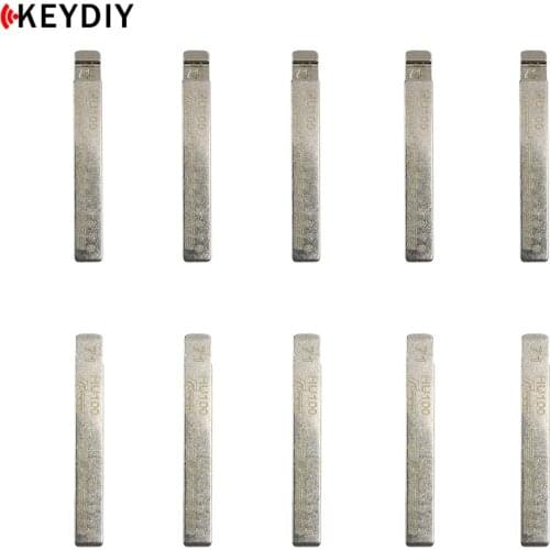 5/15/50pcs 2 in 1 LiShi Uncut Metal NO.71 KD900/KD-X2/VVDI Remote Blank Car Key Blade HU100 for Buick/Opel 71