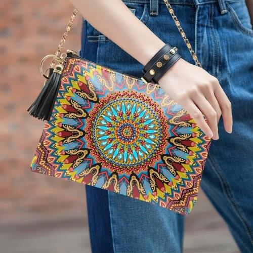 5d Partial Drill Diy Diamond Painting Hand Crossbody Bag Elephant Design Diamond Mosaic A5 Size Free Shipping QB13