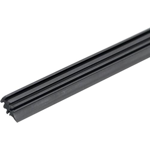 Cuttable Auto Wiper Blade Boneless Black Vehicle Windscreen Durable Rubber Raining Practical Car Strip Universal