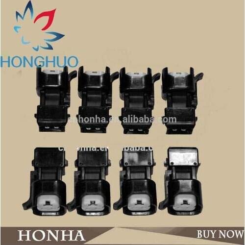 Free shipping EV6 EV14 550cc GT500 52lb USCar Fuel Injector Connector Plug 0280158117