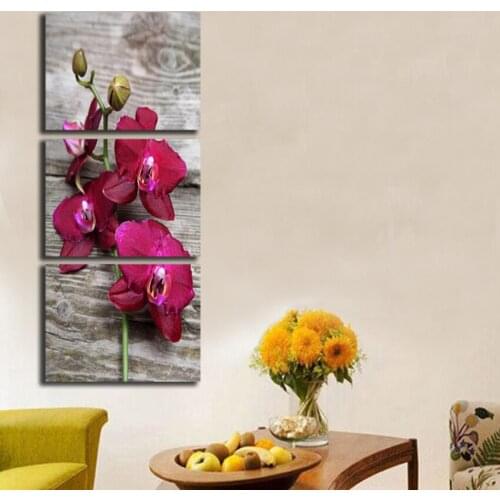 Unframed Canvas Painting Flowers Modern Abstract Wall Art Poster Hot Cuadros HD Home decoration Modular Pictures FA263