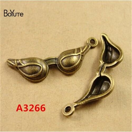 BoYuTe (100 Pieces /lot) 32*11MM Antique Bronze Plated Alloy Clothes Bra Charms Pendants Necklace Bracelets for Jewelry Making