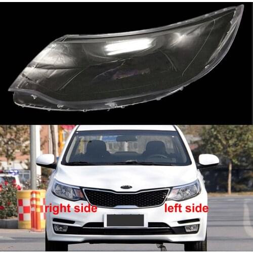 Headlight Cover Headlamp Shell Glass Lens Lampshade Transparent Shade Mask For Kia K2 2014 2015