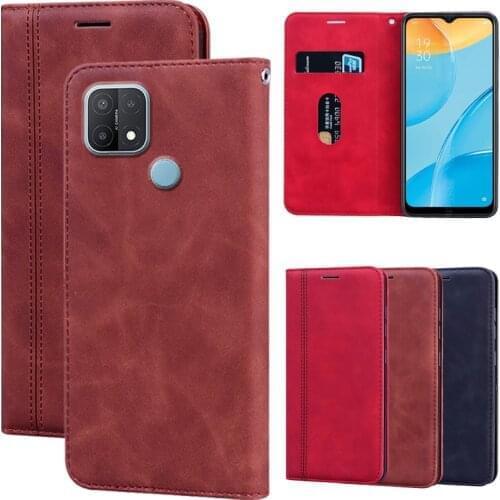 For OPPO A15 CPH2185 Case Phone Magnet Flip Cover PU Leather Protector For OPPO A 15 чехол Shell Book Wallet Stand Funda Capa