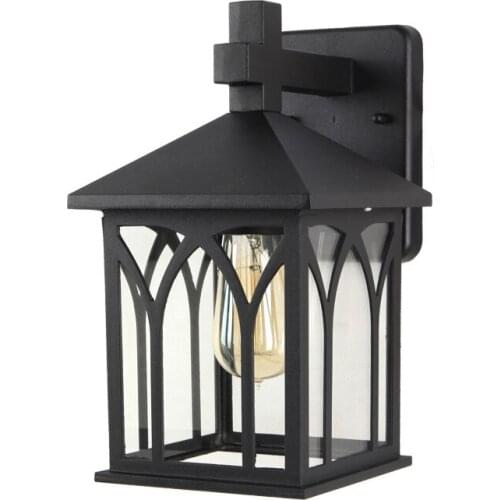 European antique aisle LED outdoor wall lamp Nordic simple waterproof modern outdoor balcony staircase courtyard wall lamp