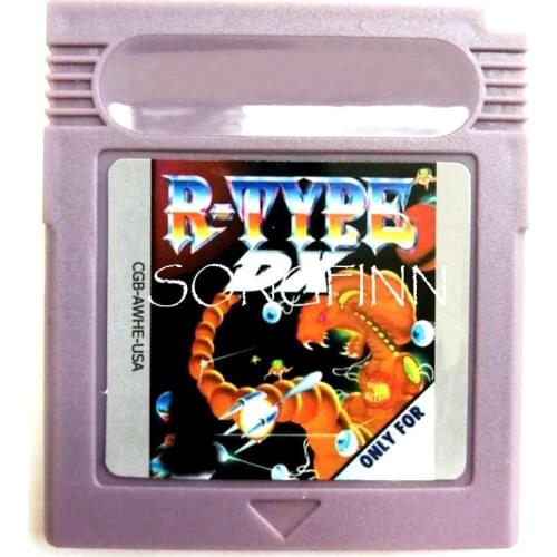 R-Type DX Game Memory Cartridge for 16 Bit Video Game Console Card Accessories