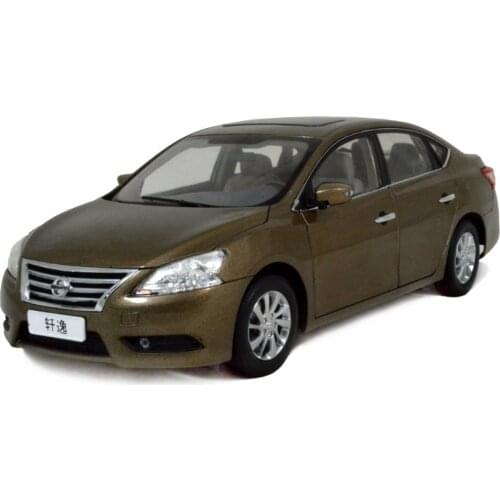 1/18 1:18 1 18 Nissan Sylphy 2012 Gold Diecast Metal Miniature Model Car Toy Doors Open Mens Gifts Collections