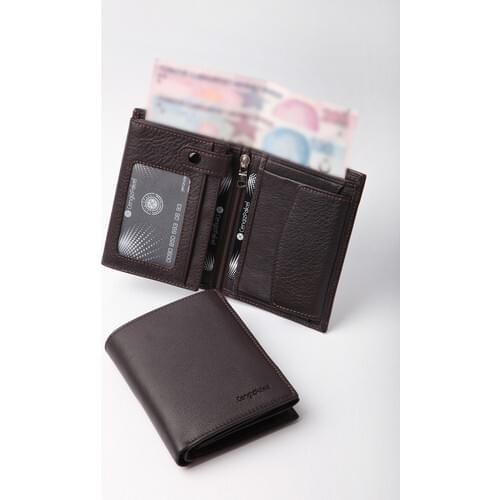 Cengiz Pakel Leather Coffee Men 'S Wallet 13690TT