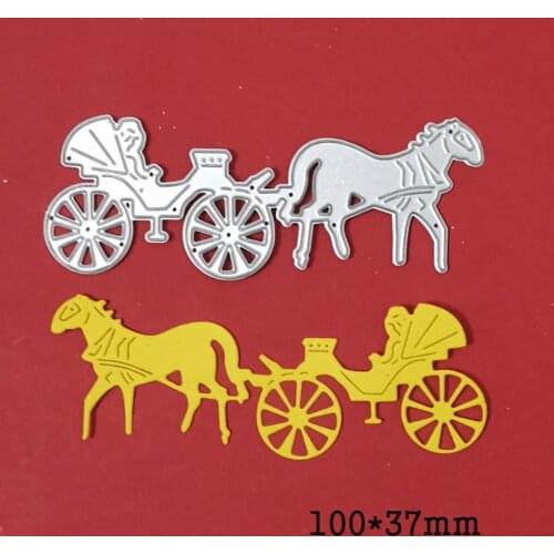 Metal Cutting Dies retro carriage Crafts Die Stencil For DIY Scrapbooking Paper/photo Album Cards Embossing Die Template
