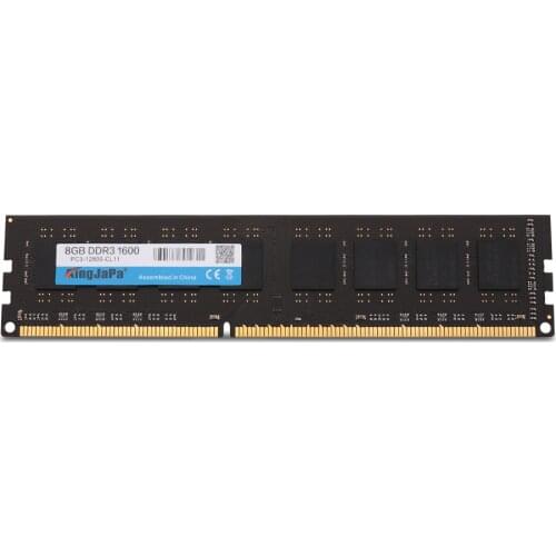 KingJaPa Memory Ram 1.5v DDR3 1600Mhz 8GB 4GB 2GB for Desktop Memoria PC3-12800 4GB Compatible with DDR 3 1333MHz 1066Mhz
