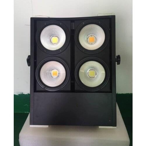 Professional Disco Lighting Matrix Light 4eyes 100W COB LED Stage Blinder audience Light cool white and warm white 4eyes 4x100w