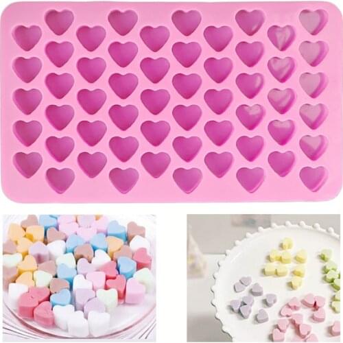 Diy Heart Decor Ice Tray Chocolate Silicone Mold Jewelry Fillings Pendant Charms Handmade Cake Baking Mould Resin Craft