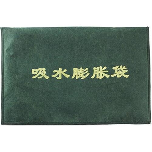 1Pc Non-woven Fabric Flood Woven Bag Flood Control Automatic Water Absorbing Bags Emergency Absorbent Swelling Bag 40*60cm