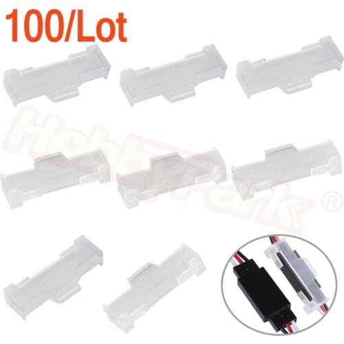 100pcs Nylon Servo Extension Lead Lock L30xW12xH6mm RC Parts