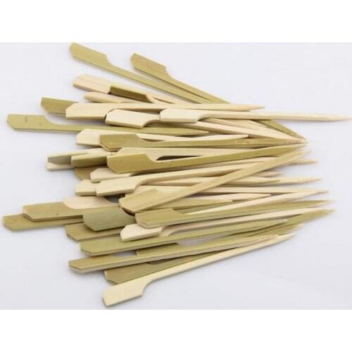 2000 Pieces 10.5cm Natural Bamboo Picks Skewers for BBQ Appetizer Catering Snack Party Cocktail Grill Kebab Barbeque Sticks