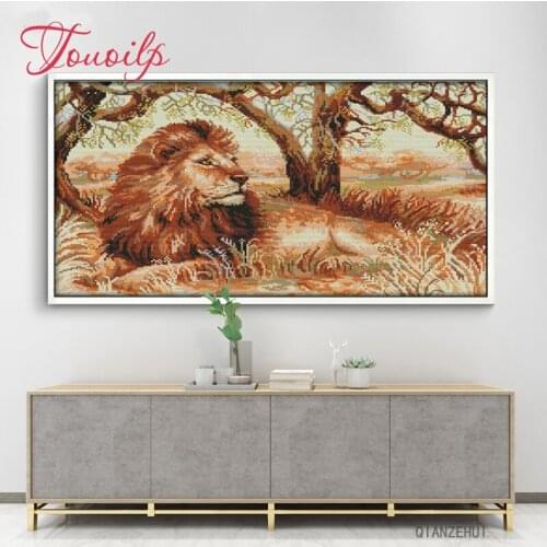 DIY Diamond Embroidery,square&Round Diamond animal lion Scenery Full rhinestone 5D Diamond painting cross stitch,needlework