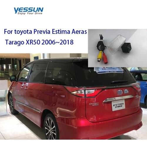 Yessun car License Plate Rear View Camera or toyota Previa Estima Aeras Tarago XR50 2006~2018 Night Vision 170 Degree HD camera