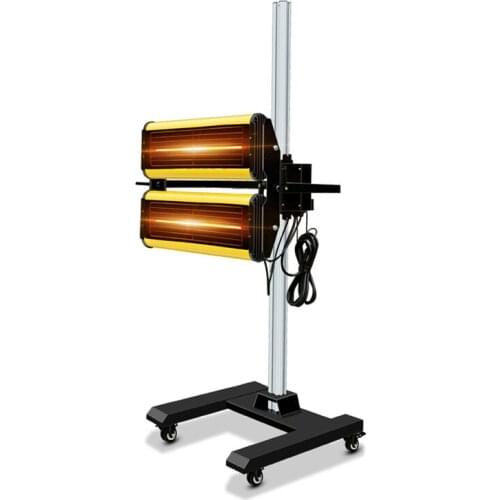 Car Mobile Infrared Shortwave Baking Lamp Tool Environmental Protection Paint Sheet Metal Heating Equipment 220V 2000W