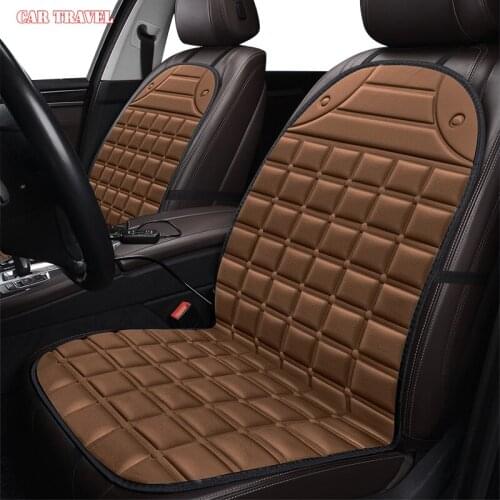CAR TRAVEL 12V Heated car seat cover for Fiat all model Linea Bravo Ottimo Viaggio punto Perla palio Weekend Winter Pad Cushions
