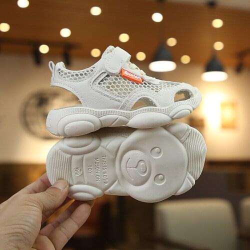 Childrens shoes 2021 summer new childrens sandals boys Baotou sandals girls beach sandals