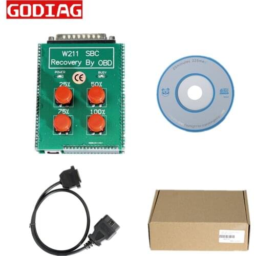 For Mercedes Benz W211/R230 ABS and SBC Tool Repair Code C249F W211 SBC Recovery by OBD