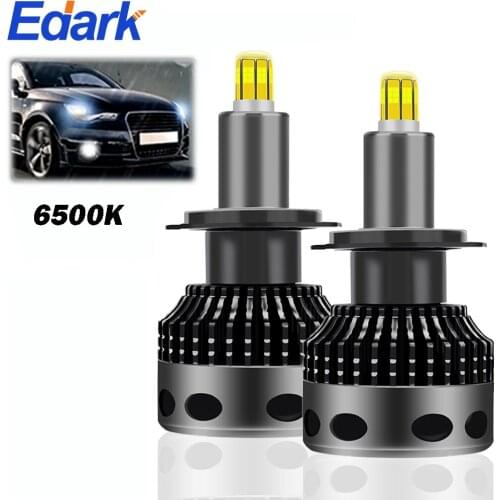 Edark LED H1 H7 H9 H11 9005 9006 9012 H3 Headlight Bulbs 11000LM CSP Chips 6500K D1S D2S D3S D4S D5S Auto Lights Led Headlight