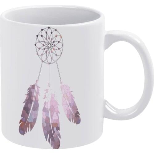 Hippie Mug Cute Pottery Mug Latte Creative Cups