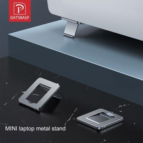 Mini Portable Invisible Laptop Metal Holder Adjustable Cooling Stand Foldable Multifunctional Holder 1Pair for Laptop Notebook