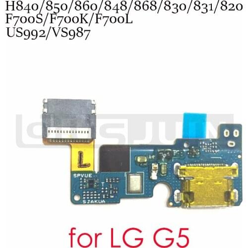 New original Charging Flex Cable for LG G5 Mirco USB Dock Charger H840 850 860 H820 831 VS987 US992 H830 LS992 F700S F700L F700K