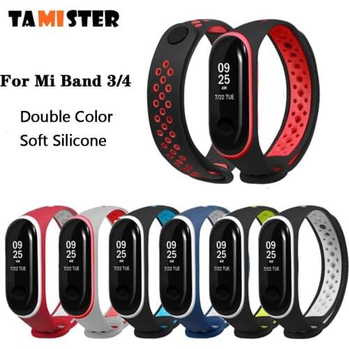 For Mi Band 4 Strap Sport Silicone Bracelet for Xiaomi Mi band 4 3 Wristband Accessories for Mi Band 3 Bracelet Replacement Band