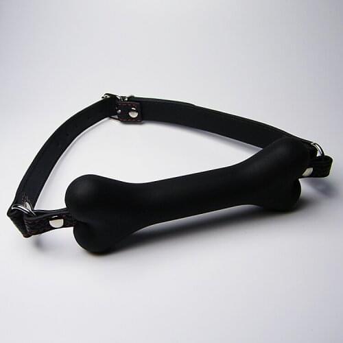 SODANDY Top Quality Open Mouth Gag Silicone Ball Gag Dog Slave Mouth Plug, Strapon Bondage Gear Sex Products Bondage Sex Toys