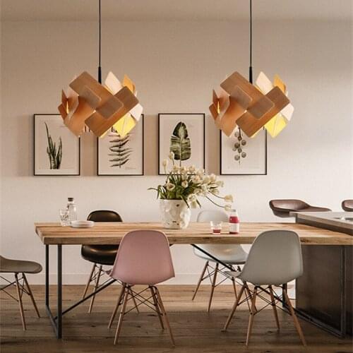 Nordic Loft Multicolor Art Stack Design Pendant Light Creative DIY Acrylic Studio Dining Room Suspension Light Fixtures