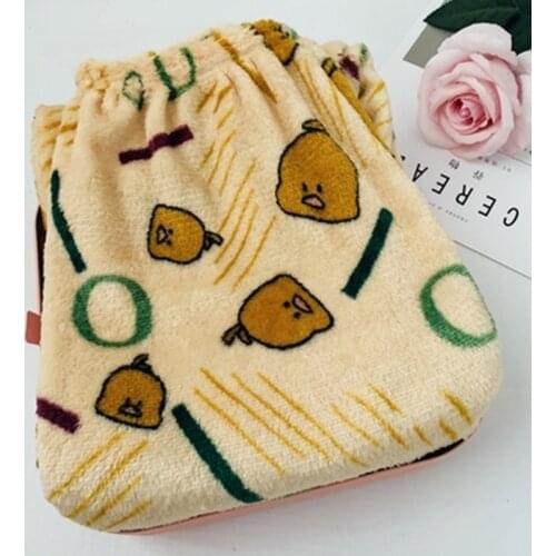 Winter Womens Plush Pajama Pants Warm Home Pants Cheap Loose Comfortable Elastic Waist Cute Cartoon