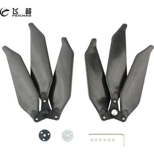 1Pair FEICHAO Carbon Fiber 9455S Propeller Replacement 2-Paddle/3-Paddle Folding Props for DJI Phantom 4 Pro Drone Accessories