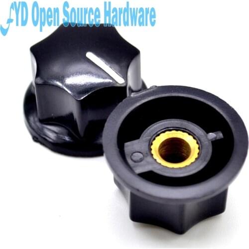 10pcs rotary switch potentiometer knob MF-B02 Mounting hole 6mm