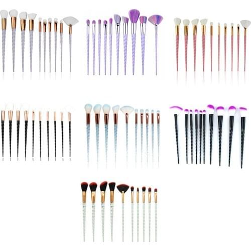 10PCS/SET Makeup Brushes Tools Set for Foundation Powder Cosmetic Foundation Blush Eyeshadow Make Up Brushes Women Maquiagem