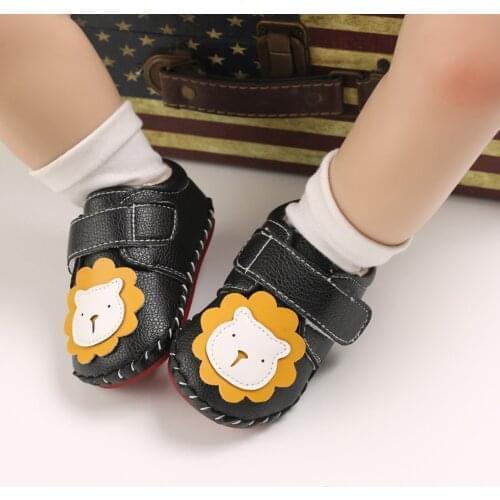 2021 New Baby Boys Girls Shoes Toddler Newborn Leather Hard Bottom Walking Sneakers Toddler Rubber Sole Shoes First Walker