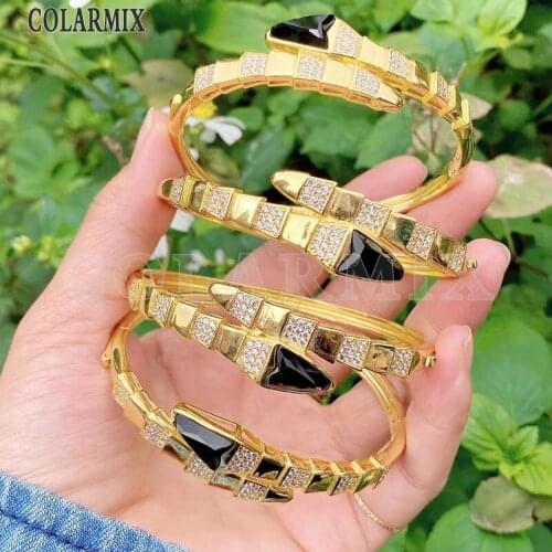 3 Pcs Punk bangle Big cuff bangle Gold color bangle Metal bangle jewelry fashion bangle for women jewelry Bangle 31430