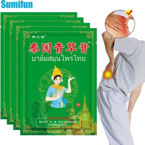 8pcs Thailand Herbs Analgesic Patch For Arthritis Rheumatism Neuralgia Muscle Joints Soreness Stickers Pain Relief Plaster C2247