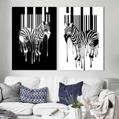 2pcs Diamond embroidery Zebra full drill 5d diy diamond painting Cross Stitch Black and White Abstract Animal 5d mosaic ZP-2114