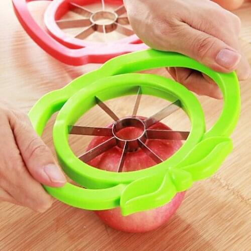 Free Shipping Fruit Slicer Apple Slicer Knife Large Stainless Steel Apple Fruit Cutter Cooking Tools [N1041]
