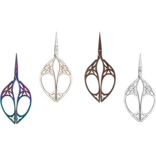 Dailylike Stainless Steel Vintage Retro Tailor Scissor Cross Stitch Scissors Fabric Cut Trim Shear Sewing Tool