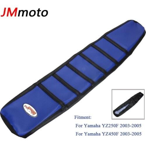 For Yamaha YZ250F YZ450F YZF250 YZF450 YZF 250 450 2003 2004 2005 03 04 05 Motorcycle Striped Rubber Gripper Seat Cover Cushions